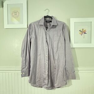 Ralph Lauren Men's Light Purple Button Down Shirt